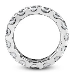 Diamond Platinum Eternity Band 4.50ct -Luxurman diamond platinum eternity band 450ct p 30339 additional white
