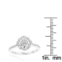 1/2ct Diamond Affordable Engagement/Promise Ring 14K Rose Gold 11 1/2ct Diamond Affordable Engagement/Promise Ring 14K Rose Gold -Luxurman diamond promise rings for her 12ct affordable engagement ring 14k gold rulerwh