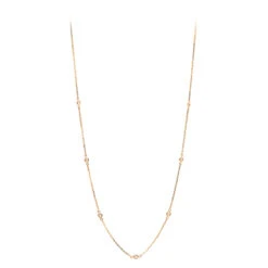 Diamonds By The Yard Ladies Necklace With Diamonds Solid 14K Yellow Gold 0.25ct 9 Diamonds By The Yard Ladies Necklace With Diamonds Solid 14K Yellow Gold 0.25ct -Luxurman diamonds by the yard ladies necklace with diamonds solid 14k gold 025ct ro