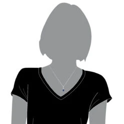 14K White Gold 0.10ct Diamond Blue Evil Eye Pendant 3/8in (10mm) -Luxurman evil eye jewelry 14k diamond evil eye pendant blue 10 p 6232 bodwh