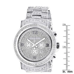 Fully Iced Out Large Diamond Watch For Men By Luxurman Escalade 3.5ct 9 Fully Iced Out Large Diamond Watch For Men By Luxurman Escalade 3.5ct -Luxurman fully iced out large diamond watch for men by luxurman escalade 35ct ruler