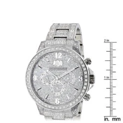 Fully Iced Out Luxurman Men's Diamond Watch 3 Carats Liberty 9 Fully Iced Out Luxurman Men's Diamond Watch 3 Carats Liberty -Luxurman fully iced out watches luxurman mens diamond watch 3 carats liberty ruler