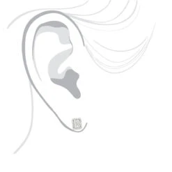 Halo 3 Carat Look Cluster Diamond Stud Earrings 1ct By Luxurman -Luxurman halo 3 carat look cluster diamond stud earrings 1ct by luxurman bodwh