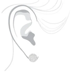 Halo Diamond Cluster Earrings Studs 1.61ct 14K White Gold 10 Halo Diamond Cluster Earrings Studs 1.61ct 14K White Gold -Luxurman halo diamond cluster earrings 161ct 14k gold bodwh