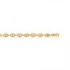 Hollow 14K Yellow Gold Gucci Chain For Men & Women Mariner Puffed 11mm Wide
