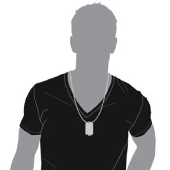 Iced Out 14K White Gold Designer Diamond Dog Tag Pendant 5ct -Luxurman iced out 14k gold designer diamond dog tag pendant 5ct p 6373 bodwh