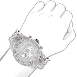 Iced Out Luxurman Men's Diamond Watch 1.25ct 7 Iced Out Luxurman Men's Diamond Watch 1.25ct -Luxurman iced out watches luxurman mens diamond watch 125ct p 9286bod