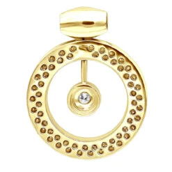 14K White Gold Large Round Shape Diamond Circle Pendant For Women 5.25CT Luxurman 16 14K White Gold Large Round Shape Diamond Circle Pendant For Women 5.25CT Luxurman -Luxurman jewelry 14k gold large round shape diamond circle pendant for women 525ct luxurman backye