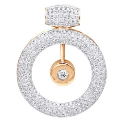 14K White Gold Large Round Shape Diamond Circle Pendant For Women 5.25CT Luxurman 14 14K White Gold Large Round Shape Diamond Circle Pendant For Women 5.25CT Luxurman -Luxurman jewelry 14k gold large round shape diamond circle pendant for women 525ct luxurman ro