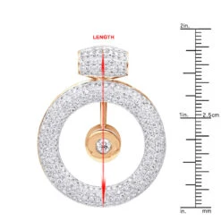 14K White Gold Large Round Shape Diamond Circle Pendant For Women 5.25CT Luxurman 23 14K White Gold Large Round Shape Diamond Circle Pendant For Women 5.25CT Luxurman -Luxurman jewelry 14k gold large round shape diamond circle pendant for women 525ct luxurman rulerro