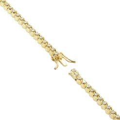 3 Carat Diamond Tennis Bracelet For Men & Women 14K Yellow Gold Prong Set Diamonds 9 3 Carat Diamond Tennis Bracelet For Men & Women 14K Yellow Gold Prong Set Diamonds -Luxurman jewelry 3 carat diamond tennis bracelet for men women in 14k gold prong set diamonds 000828 backye