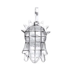 American Rebel 10K Yellow Gold Statue Of Liberty In Bandana Diamond Pendant -Luxurman jewelry american rebel real 10k gold statue of liberty in bandana diamond pendant backwh 1