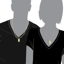 American Rebel 10K Yellow Gold Statue Of Liberty In Bandana Diamond Pendant -Luxurman jewelry american rebel real 10k gold statue of liberty in bandana diamond pendant bodro 1