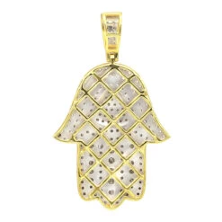 Jewish Large Iced Out Hamsa Hand Pendant 14K Yellow Gold 2CT Diamond Charm 12 Jewish Large Iced Out Hamsa Hand Pendant 14K Yellow Gold 2CT Diamond Charm -Luxurman jewelry jewish jewelry large iced out hamsa hand pendant 14k gold 2ct diamond charm backye