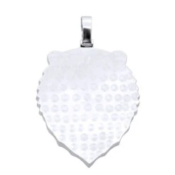 Large 14K Yellow Gold Men's Diamond Tiger Pendant With Black Enamel 10 Carats 15 Large 14K Yellow Gold Men's Diamond Tiger Pendant With Black Enamel 10 Carats -Luxurman jewelry large 14k gold mens diamond tiger pendant with black enamel 10 carats 000773 backwh