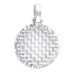 10K Yellow Gold Angel Diamond Medallion Pendant For Men 2.15 CT -Luxurman jewelry real 10k gold angel diamond medallion pendant for men 215 ct backwh