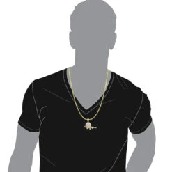 10K Yellow Gold Angry Emoji With AK47 Machine Gun Pendant With Diamonds 1.2ct -Luxurman jewelry real 10k gold angry emoji with ak47 machine gun pendant with diamonds 12ct bodye