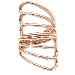 Unique 14K White Gold Butterfly Wings Cocktail Ring For Women By Luxurman -Luxurman jewelry unique 14k gold butterfly wings cocktail ring for women by luxurman ro 1