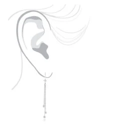 Ladies Chandelier Earrings With Diamonds By The Yard 0.6ct 14K White Gold 10 Ladies Chandelier Earrings With Diamonds By The Yard 0.6ct 14K White Gold -Luxurman ladies chandelier earrings with diamonds by the yard 06ct 14k gold bodwh