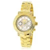 Ladies Diamond Watch 0.30 Ct Luxurman Yellow Gold Plated