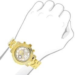 Ladies Diamond Watch 0.30 Ct Luxurman Yellow Gold Plated 7 Ladies Diamond Watch 0.30 Ct Luxurman Yellow Gold Plated -Luxurman ladies diamond watch 030 ct luxurman yellow p 35214 2