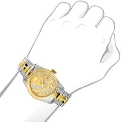 Ladies Diamond Watch 18k White Yellow Gold Pltd Two-Tone Luxurman Tribeca 9 Ladies Diamond Watch 18k White Yellow Gold Pltd Two-Tone Luxurman Tribeca -Luxurman ladies diamond watch 18k white yellow gold pltd two tone luxurman tribecabod