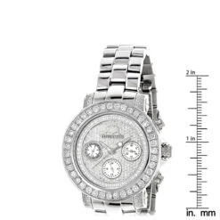 Ladies Diamond Watch 3ct Luxurman Diamond Watch -Luxurman ladies diamond watch 3ct luxurman diamond watch p 43369 ruler