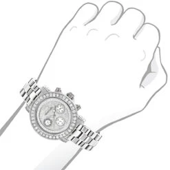 Ladies Diamond Watch 3ct Luxurman Diamond Watch -Luxurman ladies diamond watch 3ct luxurman diamond watch p 43369bod