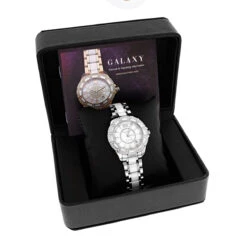 Ladies Diamond Luxurman White Ceramic Watch 1.25ct MOP Galaxy 8 Ladies Diamond Luxurman White Ceramic Watch 1.25ct MOP Galaxy -Luxurman ladies diamond watches luxurman white ceramic watch 125ct mop galaxybox