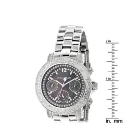 Ladies Genuine Diamond Watch By LUXURMAN 0.3ct Black MOP 9 Ladies Genuine Diamond Watch By LUXURMAN 0.3ct Black MOP -Luxurman ladies genuine diamond watch by luxurman 03ct black mop p 49201 ruler