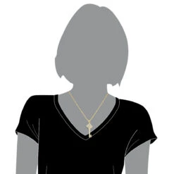 Ladies Necklaces 14K Yellow Gold Diamond Key Pendant 2 Carats 10 Ladies Necklaces 14K Yellow Gold Diamond Key Pendant 2 Carats -Luxurman ladies necklaces 14k gold diamond key pendant 200ct p 7098 bodye