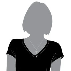 Ladies Pendants 14K White Gold Diamond Key Necklace Pendant 0.70ct -Luxurman ladies pendants 14k gold diamond key necklace 070ct p 7099 bodwh