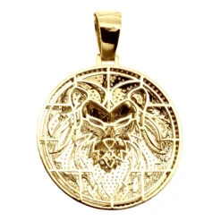 Large 4in Diamond Lion Pendant For Men 14K Yellow Gold Medallion 10 Carats 9 Large 4in Diamond Lion Pendant For Men 14K Yellow Gold Medallion 10 Carats -Luxurman large 4in diamond lion pendant for men solid 14k gold medallion 10 carats 100682 back