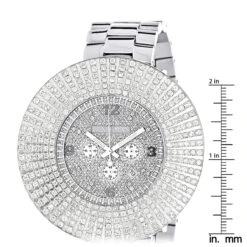Large Diamond Bezel Luxurman Watch Escalade 14ct Men's Hip Hop -Luxurman large diamond bezel luxurman watch 14 hip hop watches ruler