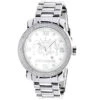 Large Diamond Watches For Men 0.12ct Luxurman Phantom White MOP