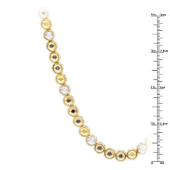 LUXURMAN 10K Yellow Gold White Yellow Black Diamond Necklace For Men 5.5ct Chain 13 LUXURMAN 10K Yellow Gold White Yellow Black Diamond Necklace For Men 5.5ct Chain -Luxurman luxurman 10k gold white yellow black diamond necklace for men 55ct chain rulerye
