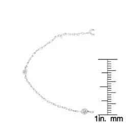 Luxurman 14K White Gold Diamond By The Yard Bracelet For Women 1/2 Carat 7in 10 Luxurman 14K White Gold Diamond By The Yard Bracelet For Women 1/2 Carat 7in -Luxurman luxurman 14k gold diamond by the yard bracelet for women 12 carat 7in rulerwh
