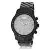 Luxurman Black Diamond Watch 2.25ct Men's