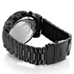 Luxurman Black Diamond Watch For Men 2ct Fully Iced Out Oversized -Luxurman luxurman black diamond watch for men 2ct fully iced out oversized 2