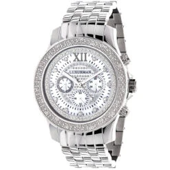 Luxurman Diamond Watch 0.25ct Men's