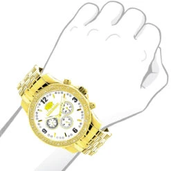 Luxurman Diamond Men's Diamond Watch 0.25ct -Luxurman luxurman diamond watches mens diamond watch 025ct p 8266