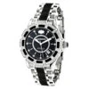 Luxurman Galaxy Midsize Diamond Watch Black Ceramic 1.25ct