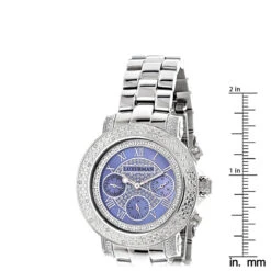 Luxurman Ladies Diamond Watch 0.30ct Blue MOP -Luxurman luxurman ladies diamond watch 030ct blue mop p 43228 ruler