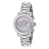 Luxurman Ladies Diamond Watch 0.3ct Pink MOP Oversized Women's Watch