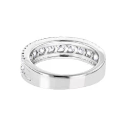 Luxurman 14K White Gold Round Diamond Wedding Band For Women 1.65ct 9 Luxurman 14K White Gold Round Diamond Wedding Band For Women 1.65ct -Luxurman luxurman ladies rings 14k gold round diamond wedding band for women 165ct backwh