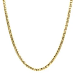 Luxurman Men's Solid 14K Yellow Gold Gold Miami Cuban Link Chain 7mm 22-40in