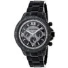 Luxurman Men's Black Diamond Watch 0.5ct