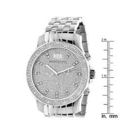 Luxurman Men's Diamond Watch 0.25 Ct 9 Luxurman Men's Diamond Watch 0.25 Ct -Luxurman luxurman mens diamond watch 025 ct p 35213 ruler
