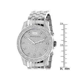 Luxurman Men's Diamond Watch 0.50 Ct 9 Luxurman Men's Diamond Watch 0.50 Ct -Luxurman luxurman mens diamond watch 050 ct p 35221 ruler