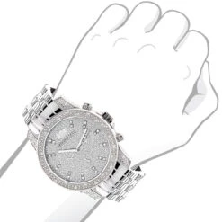 Luxurman Men's Diamond Watch 0.50 Ct 7 Luxurman Men's Diamond Watch 0.50 Ct -Luxurman luxurman mens diamond watch 050 ct p 35221bod